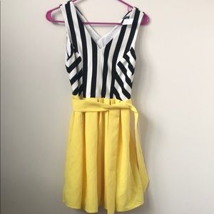 Black and Yellow dress from Apricot Lane